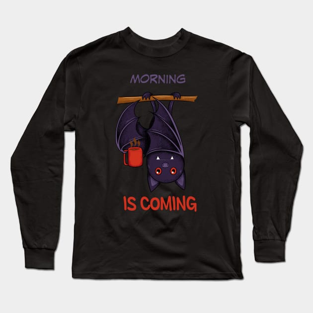 morning is coming Long Sleeve T-Shirt by opoyostudio